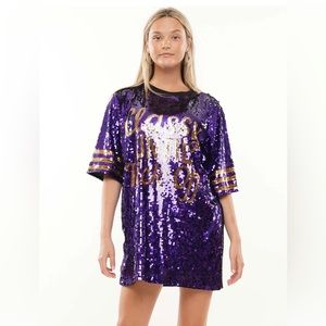 NWT Classy Until Kickoff Sequin Top/Dress 🏈 🏈